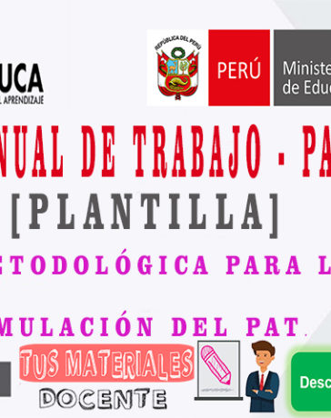 PLAN ANUAL DE TRABAJO PAT