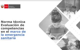 Minedu Norma técnica Evaluación de competencias en el marco de la emergencia sanitaria