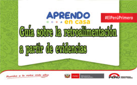 Guía sobre la retroalimentación a partir de evidencias - Aprendo en Casa