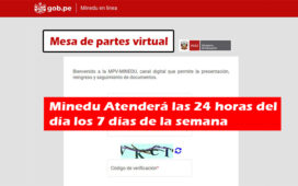 Minedu atenderá al público con mesa de partes virtual