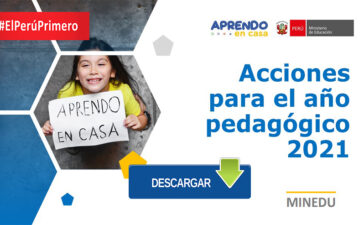 Minedu | Acciones para el año pedagógico 2021