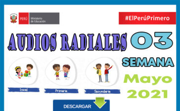 Aprendo en Casa Programas Radiales Semana 03 del 03 al 07 de mayo