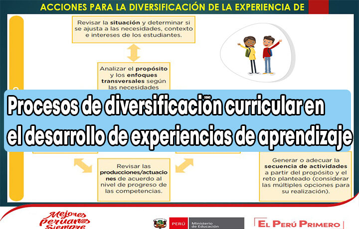 Procesos de diversificación curricular en el desarrollo de experiencias de aprendizaje