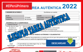 Ejemplo de Tarea Auténtica
