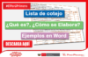 Lista de cotejo, ¿Qué es?, ¿Cómo se Elabora? y ejemplos en Word