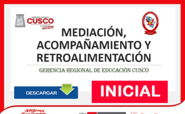 MINEDU | Mediación, acompañamiento y retroalimentación - Nivel Inicial
