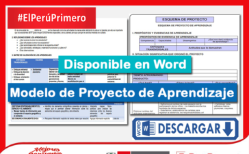 Modelo de Proyecto de Aprendizaje y Esquema de Proyecto de Aprendizaje