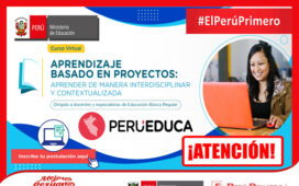 PerúEduca Curso Virtual "Aprendizaje basado en proyectos" 2024