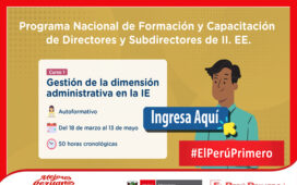 PerúEduca: Curso gestión de la dimensión administrativa en la I.E